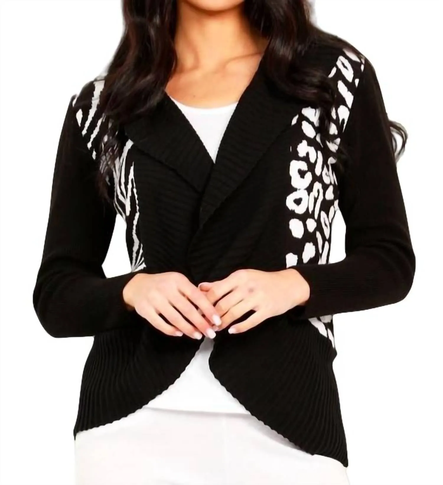 Animal Print Signature Wrap with Pin