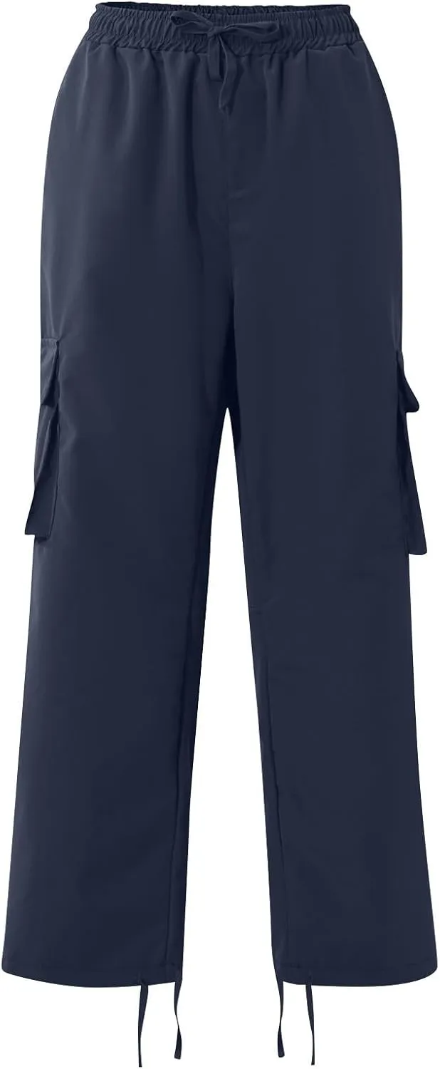 Baggy Cargo Pants for Men Relaxed Fit Lightweight Cargo Jogger Sweatpants Outdoor Workout Work Pants with Pockets