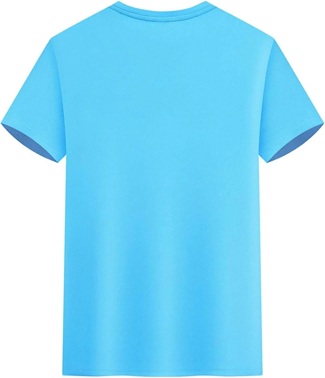Casual Athletic T-Shirt for Men Solid-Color Short Sleeve Crewneck Summer Tops Workout Lightweight Breathable Tees