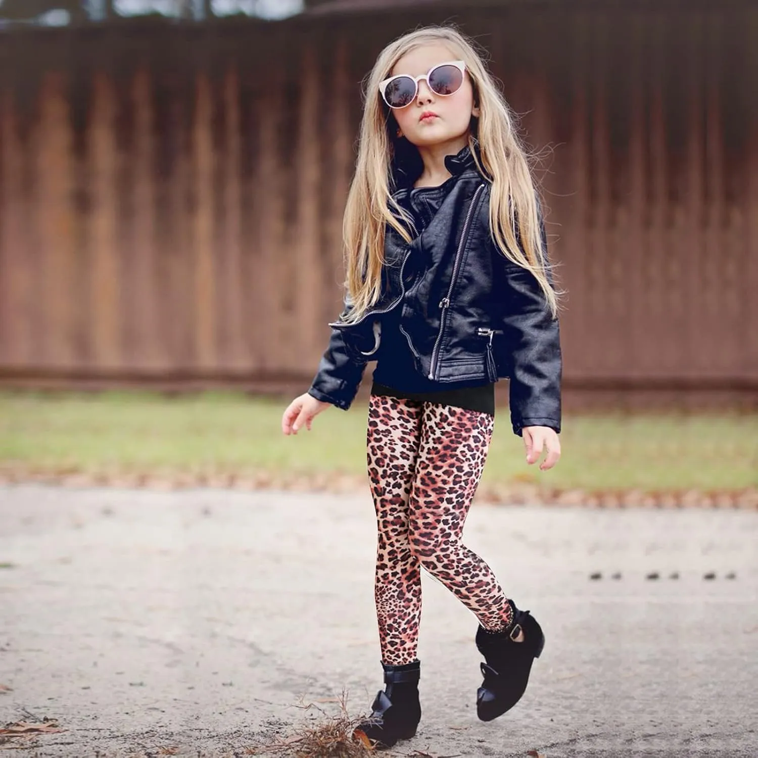 Girls' Leggings Kids High Waist Stretch Athletic Dance Yoga Pants Toddler Workout Active Leggings Fashion Streetwear