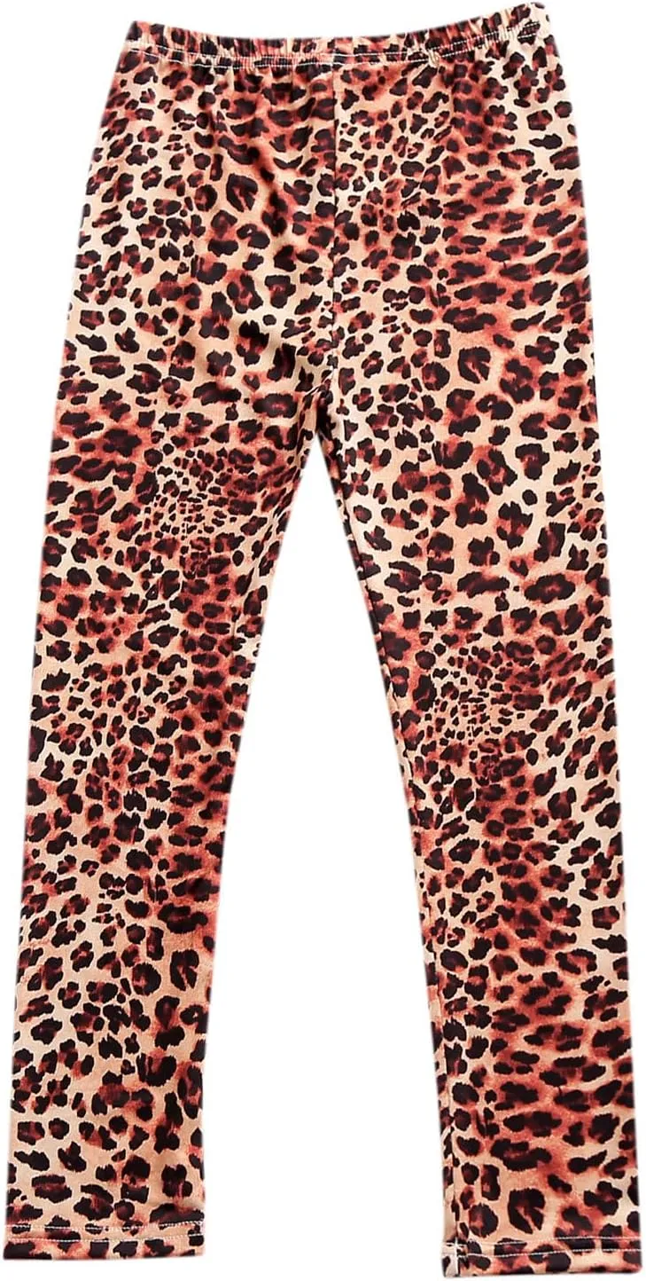 Girls' Leggings Kids High Waist Stretch Athletic Dance Yoga Pants Toddler Workout Active Leggings Fashion Streetwear