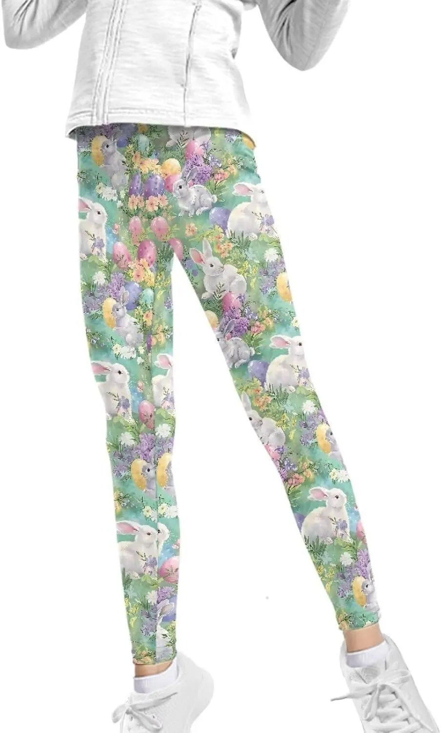 Girls Stretch Leggings Ankle Length 4-13 Years Kids