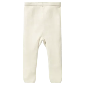 Knitted Legging with Feet - Ecru