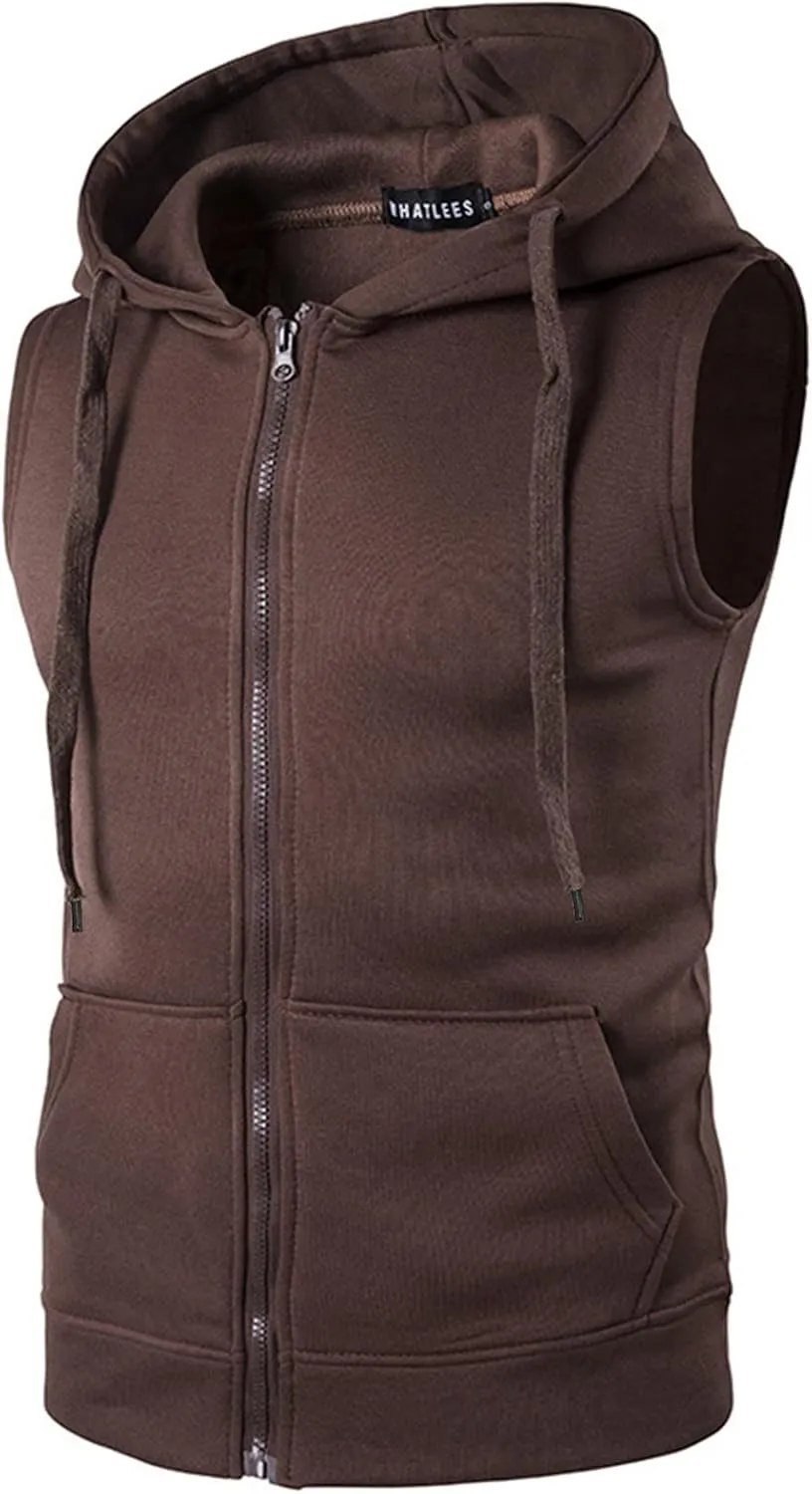 LCMTWX Winter Jackets for Men Jacket Coat Leisure Plus Size Hat Zip Pocket Cotton-Padded Warm Soft Hooded Winter Coats
