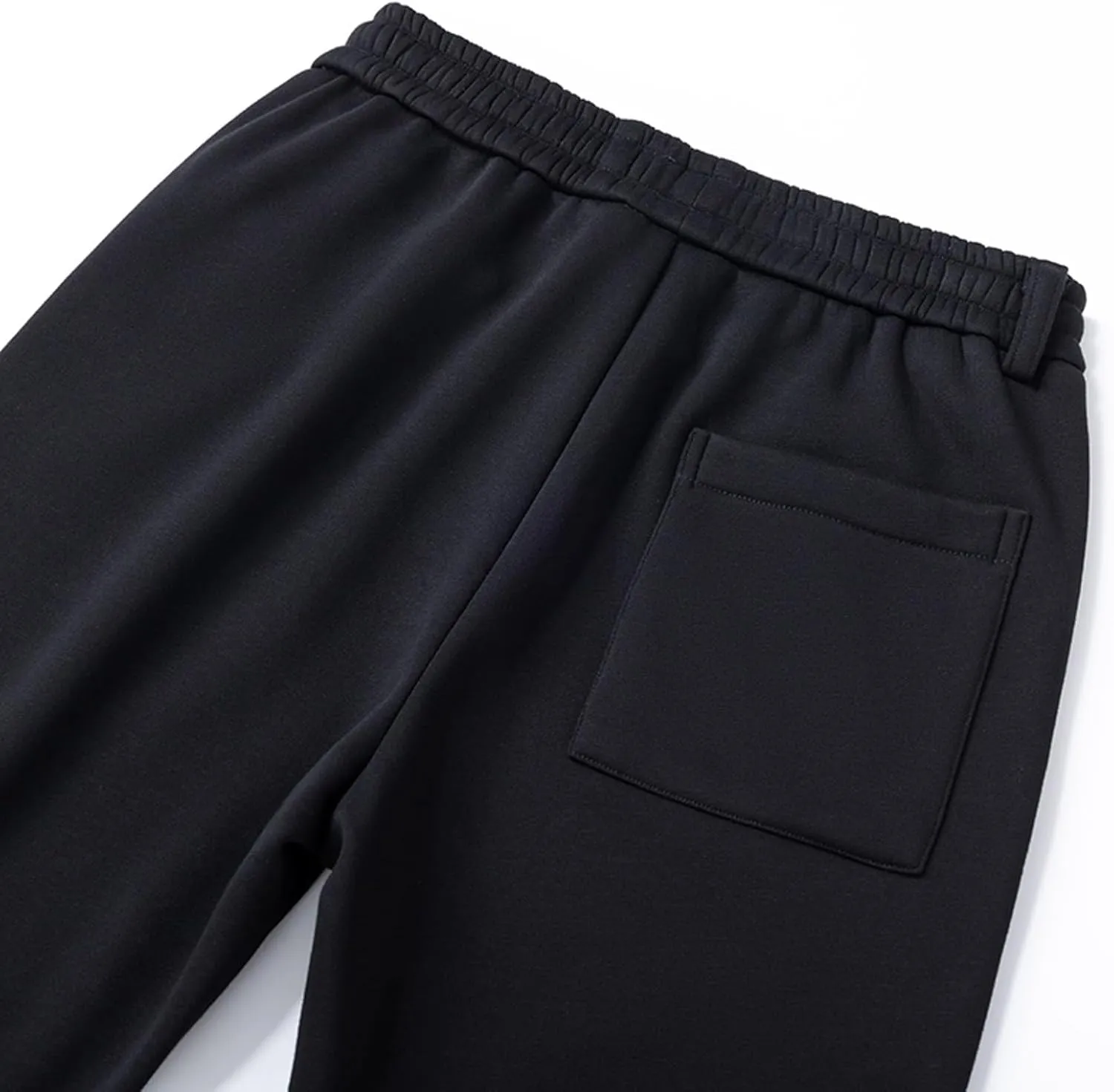Mens Baggy Cargo Corduroy Pants Wide Leg Loose Fit Drawstring Sweatpants Elastic Waist Open Bottom Casual Pants