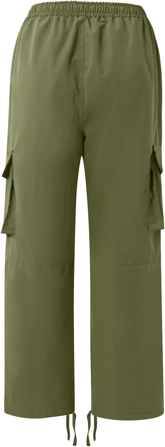 Mens Cargo Pants Relaxed Fit Casual Outdoor Athletic Cotton Joggers Lightweight Camping Hiking Pants with Pockets