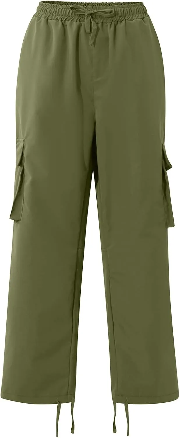 Mens Cargo Pants Relaxed Fit Casual Outdoor Athletic Cotton Joggers Lightweight Camping Hiking Pants with Pockets
