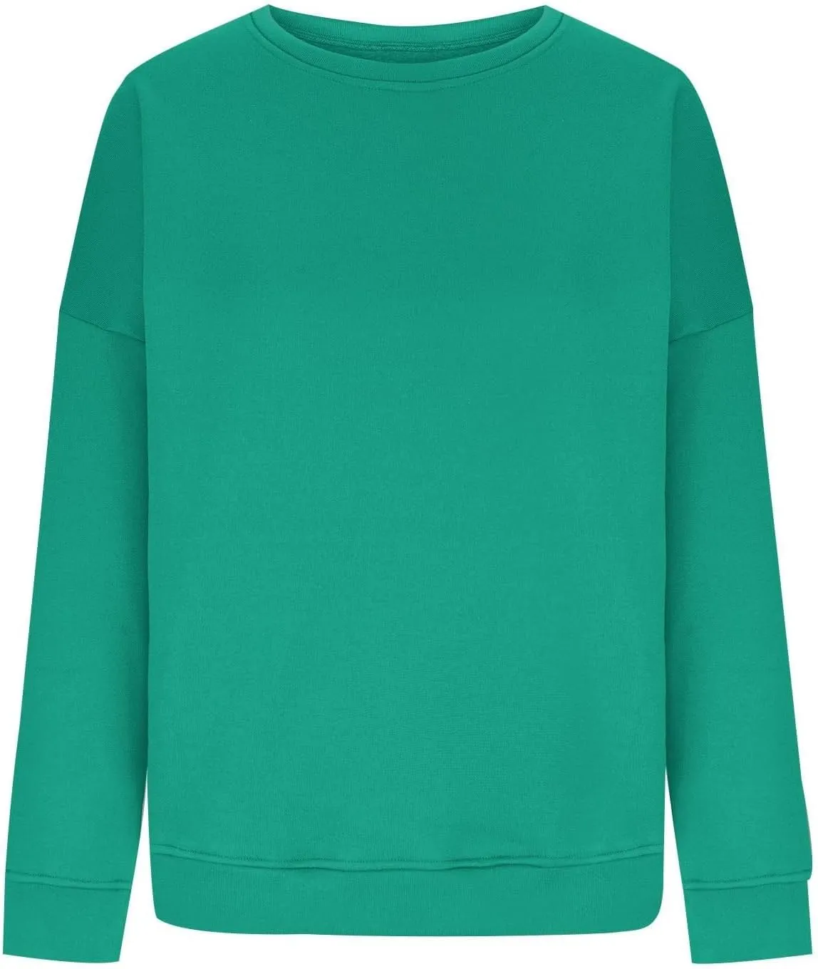 midelxp Oversized Crewneck Sweatshirts Women Soft Fleece Long Sleeve Casual Pullover Top Comfy Cute Hoodies for Teen Girls