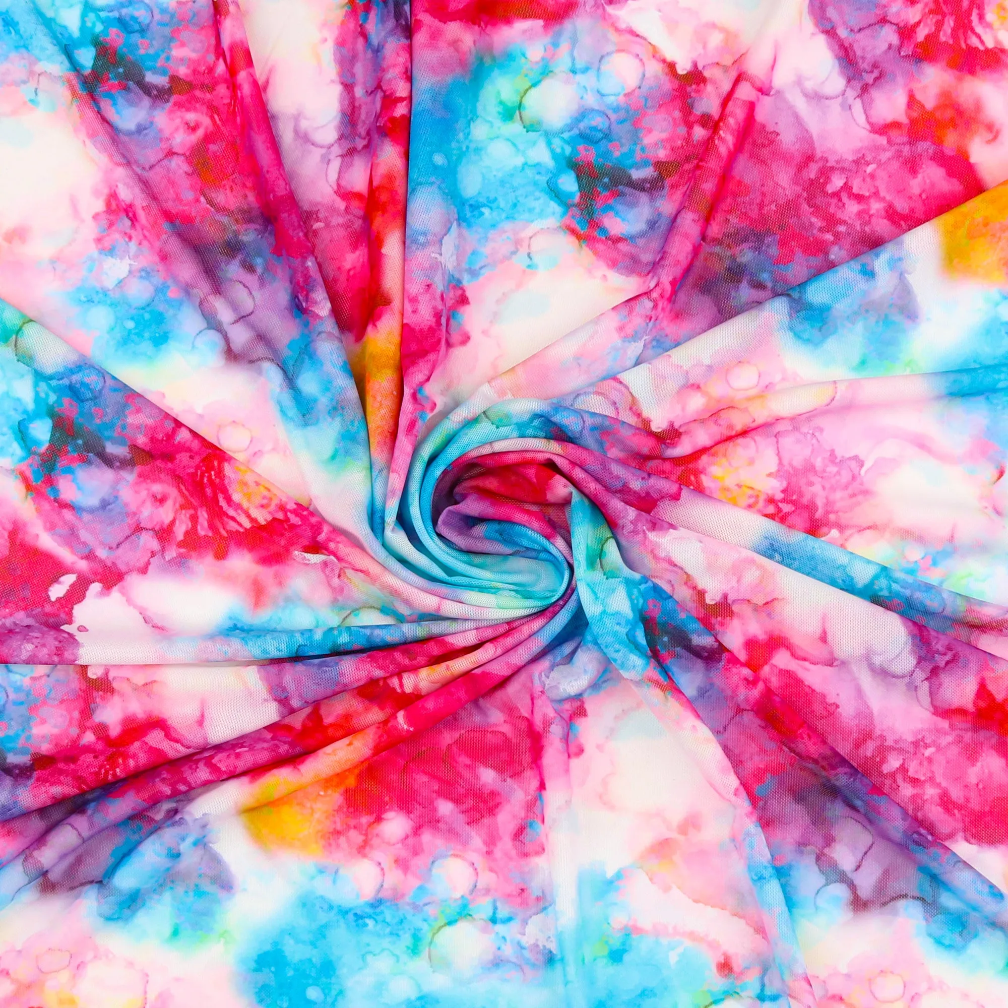 Printed Mesh - NADIA - 007 - Pink