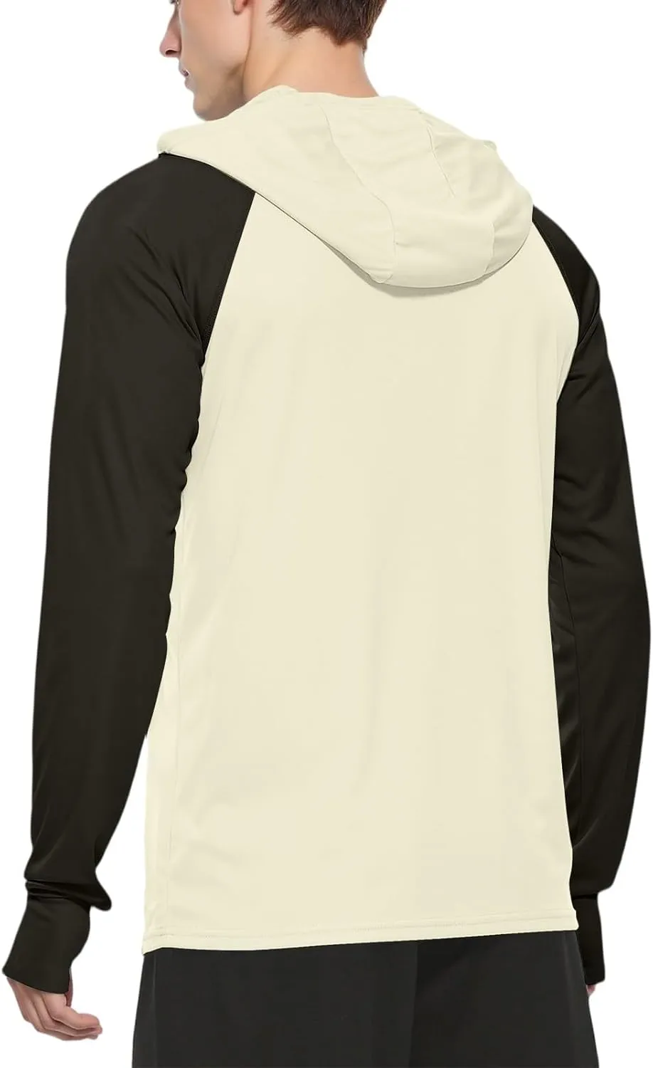 Sun Protection Shirt for Men Ice Silk Raglan Long Sleeve Lightweight Breathable Rash Guard SPF/UV Fishing Shirt