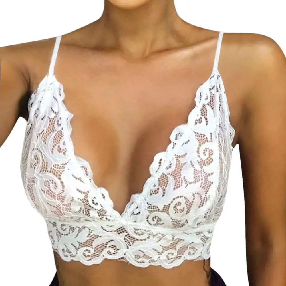 Women Lingerie Lace Women Corset Crop Bra Lingerie Bralet Bralette Tank Sexy Lingerie