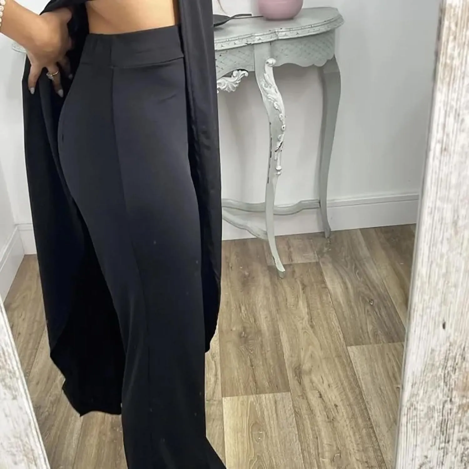 Women's Pajama Sets 7 Colors Mature Women Suit Suit for Women Summer Slit Sleeveless Loose Blouse and Wide Leg Pants
